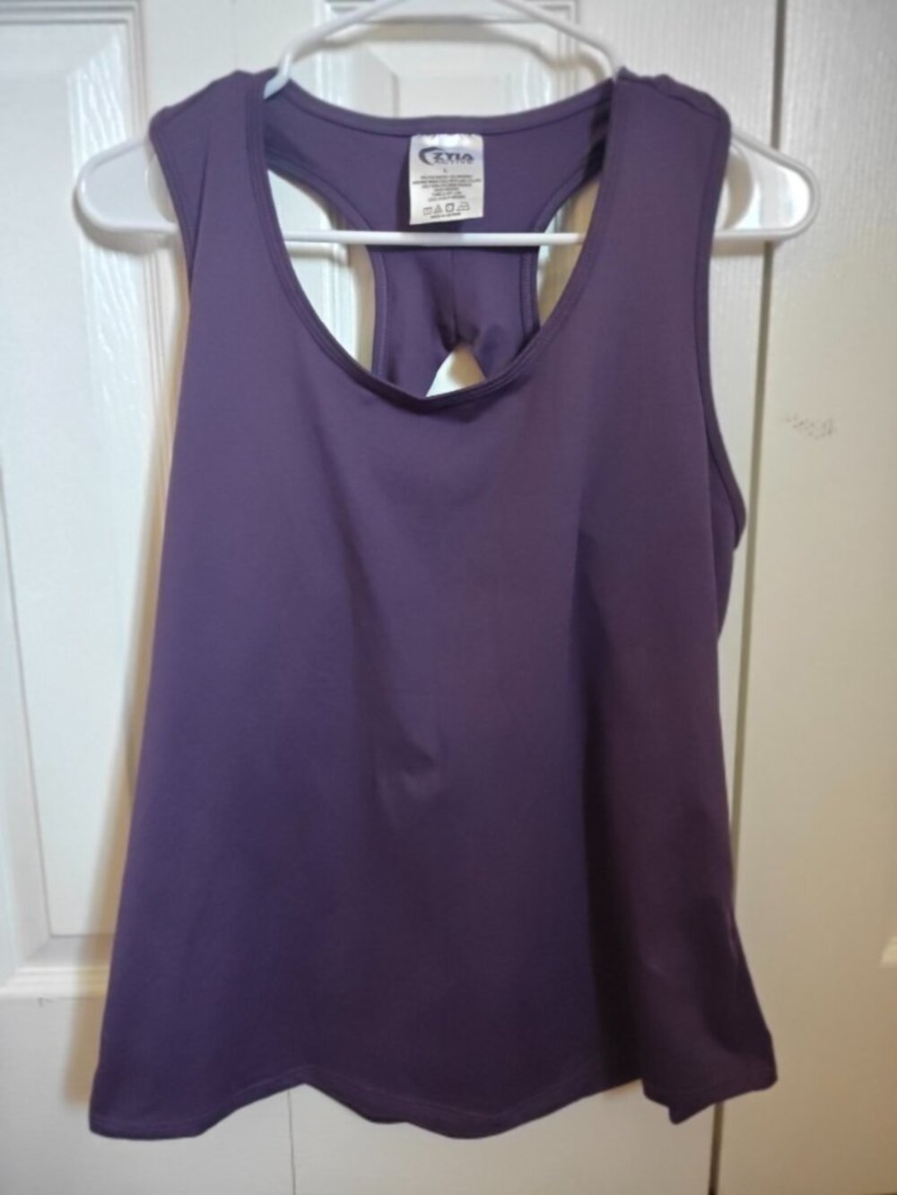Zyia Purple Vented Open Back Tank 2